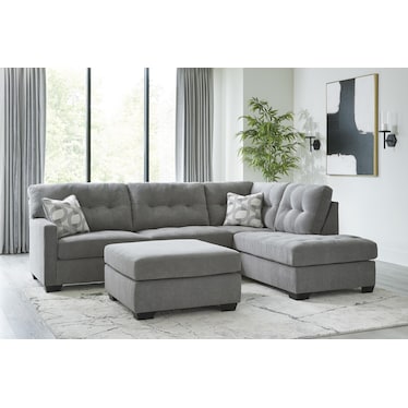 Signature Design by Ashley Highland Falls Sectional and Ottoman