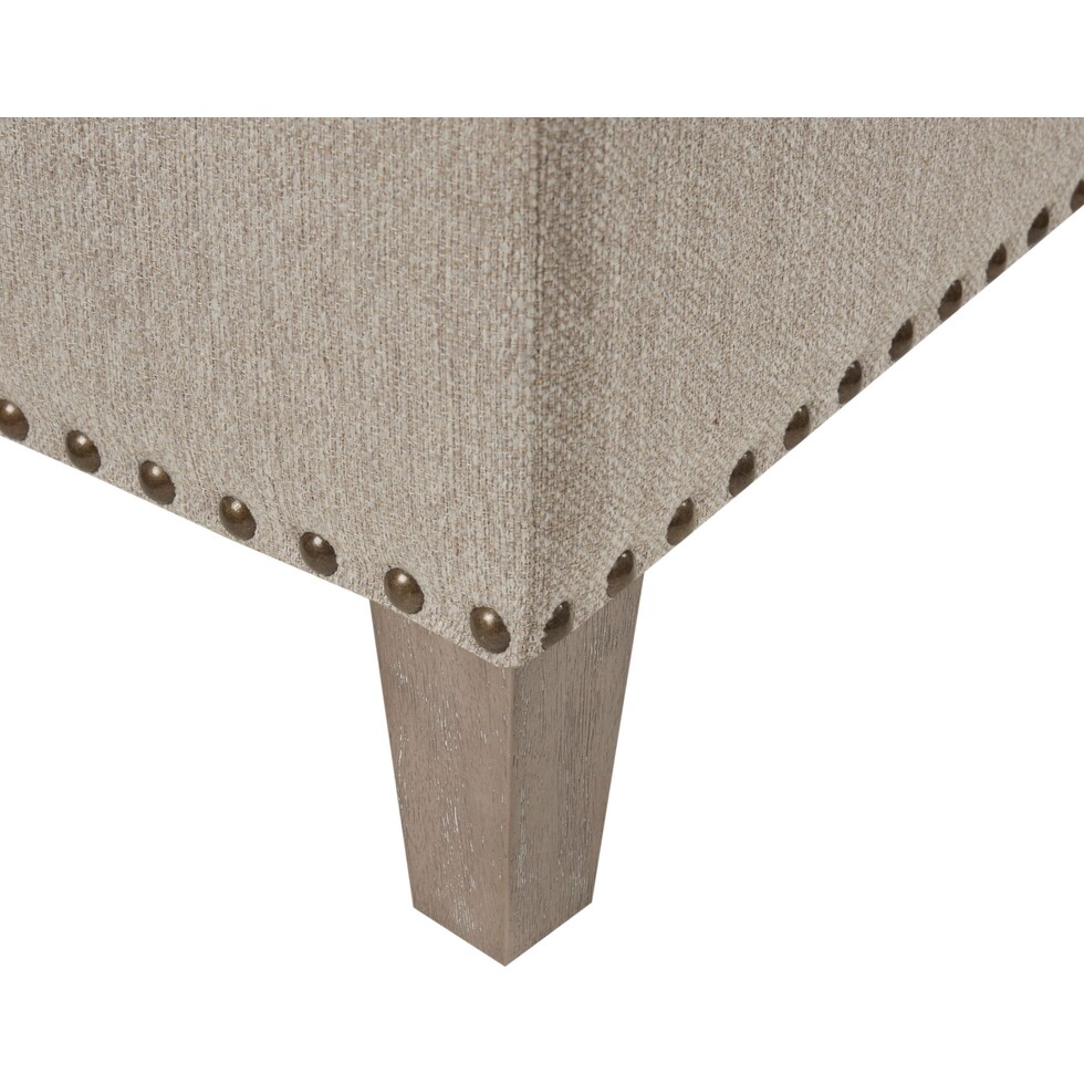 hillsborough neutral ottoman   