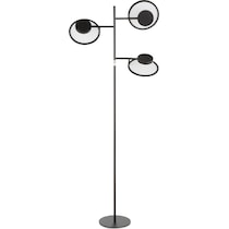 hiram black floor lamp   