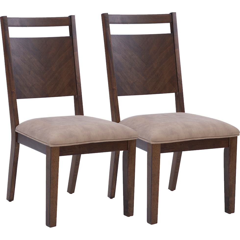 hobson dark brown dining chair   