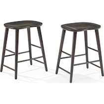 holbrook gray counter height stool   