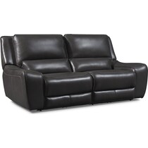 holden gray  pc power reclining sofa   