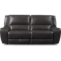 holden gray  pc power reclining sofa   