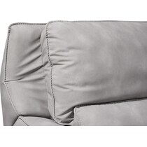 holden gray  pc power reclining sectional   