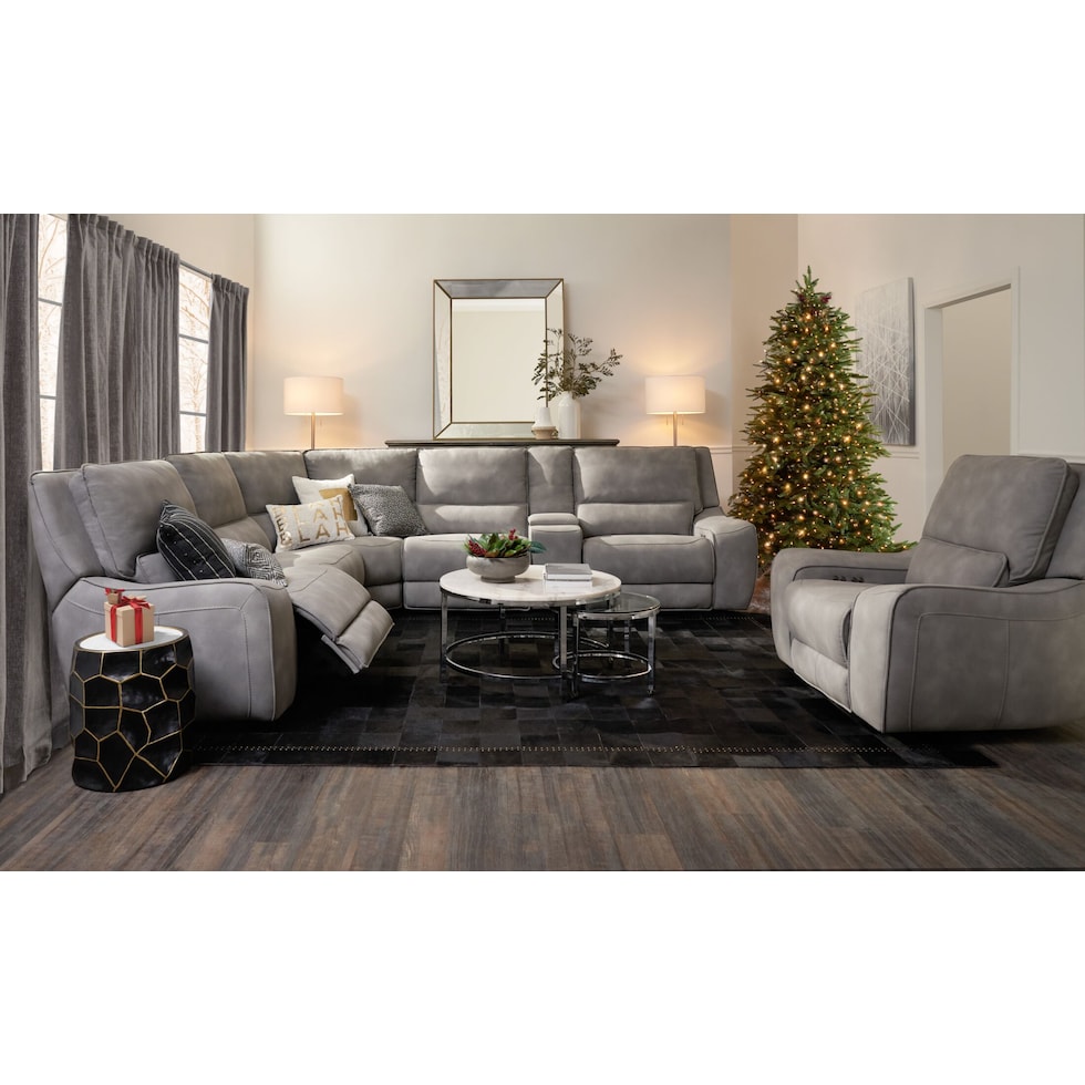 holden gray sectional   