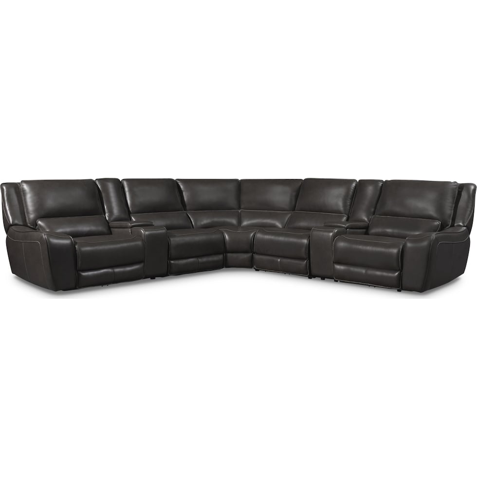 holden gray sectional   