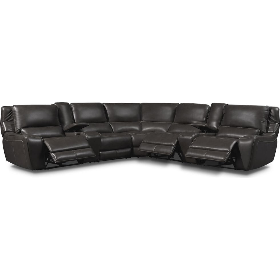 holden gray sectional   