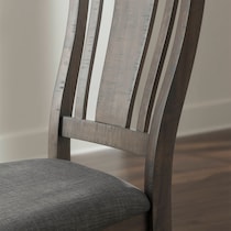 hollis gray dining chair   