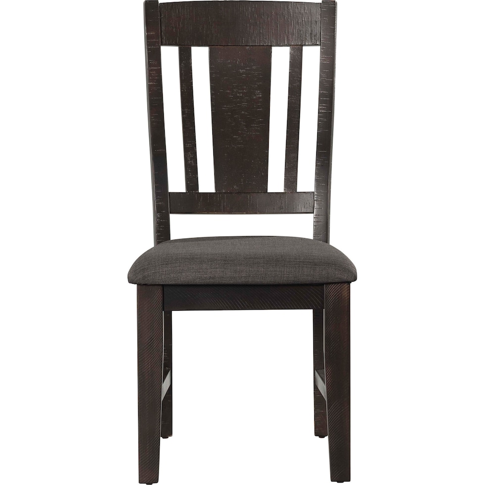 hollis gray dining chair   