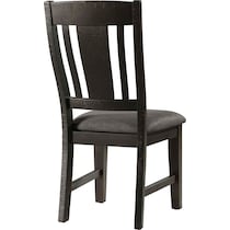 hollis gray dining chair   