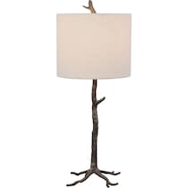 hollman gray table lamp   
