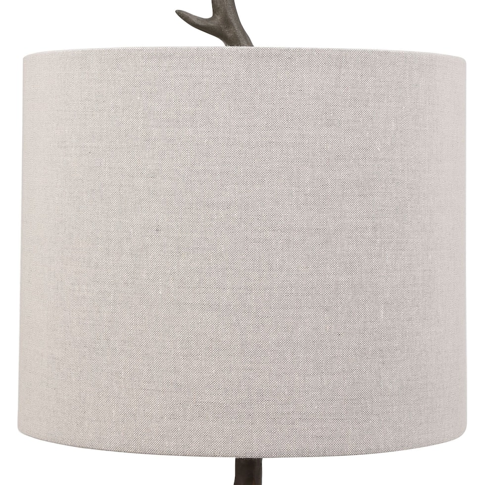 hollman gray table lamp   