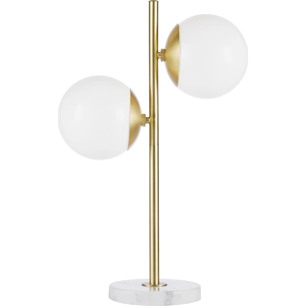 holloway white gold table lamp   