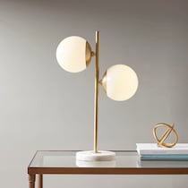 holloway white gold table lamp   