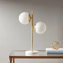 holloway white gold table lamp   