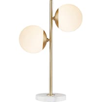 holloway white gold table lamp   