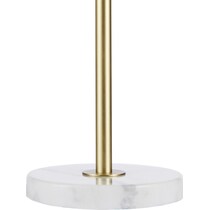 holloway white gold table lamp   