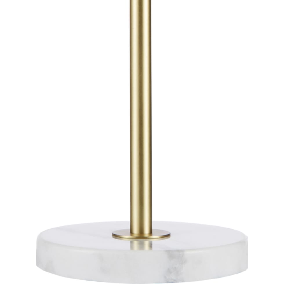 holloway white gold table lamp   