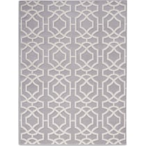 holly gray white area rug  x    