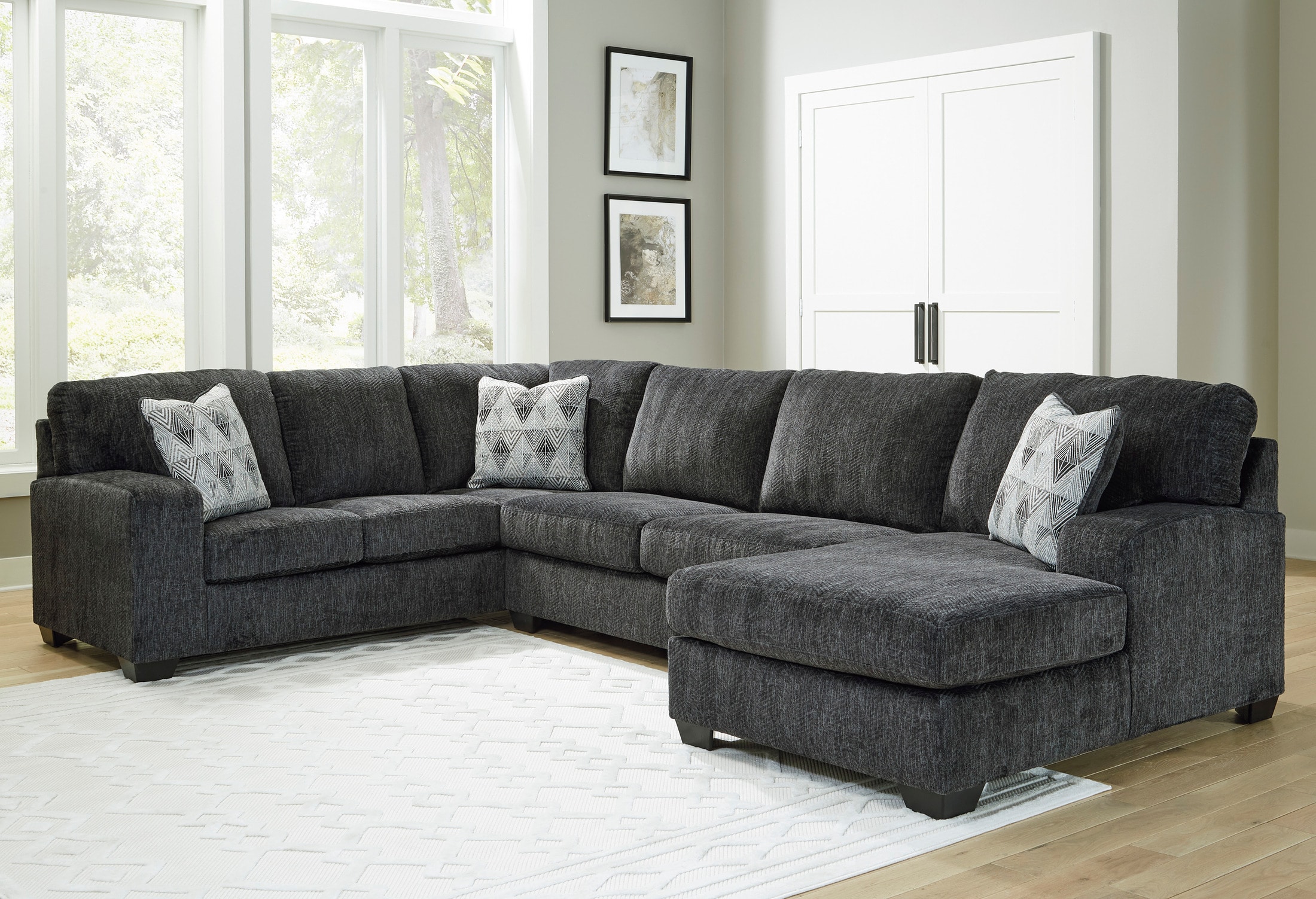 Broyhill Hollyview 3-Piece Sectional | Value City Furniture