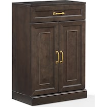 honnaly dark brown cabinet   