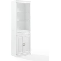 honnaly white bookcase   