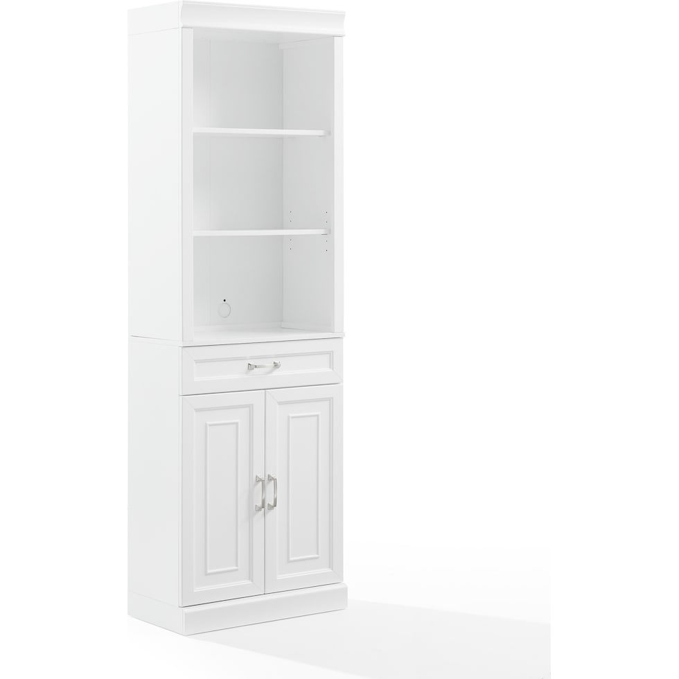 honnaly white bookcase   