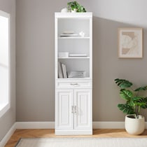 honnaly white bookcase   