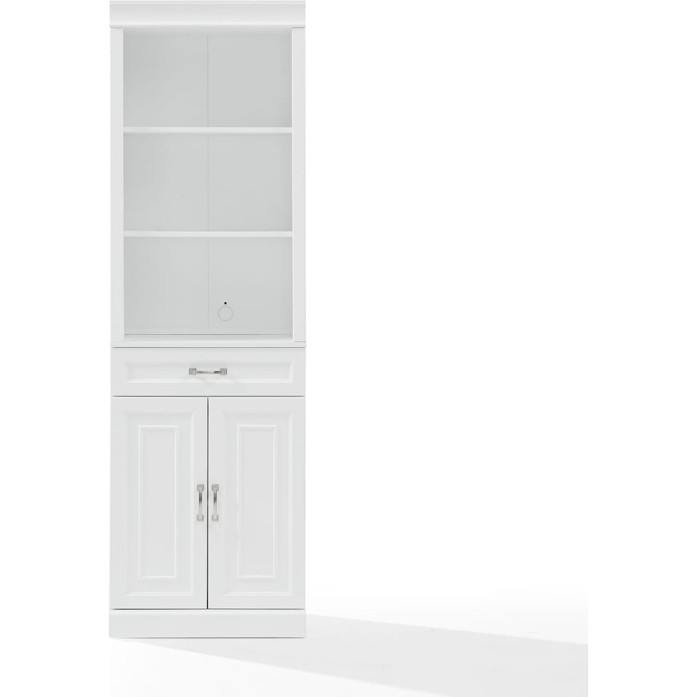 honnaly white bookcase   