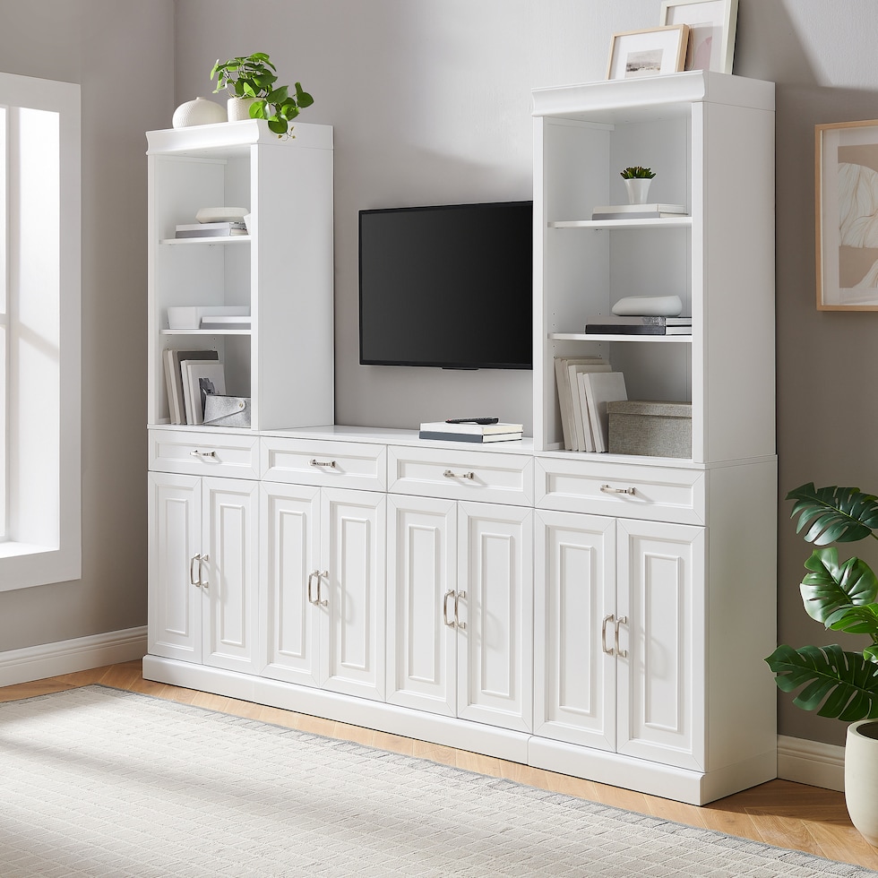 honnaly white bookcase   