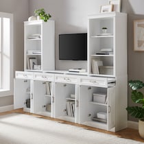 honnaly white bookcase   