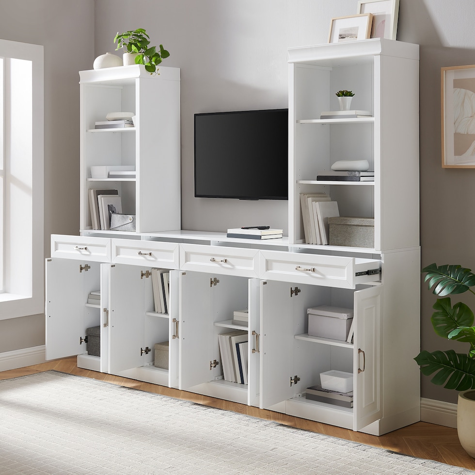 honnaly white bookcase   