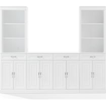 honnaly white bookcase   