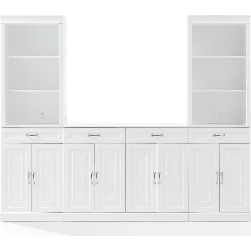 honnaly white bookcase   