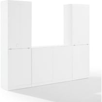 honnaly white bookcase   