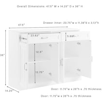 honnaly white bookcase   