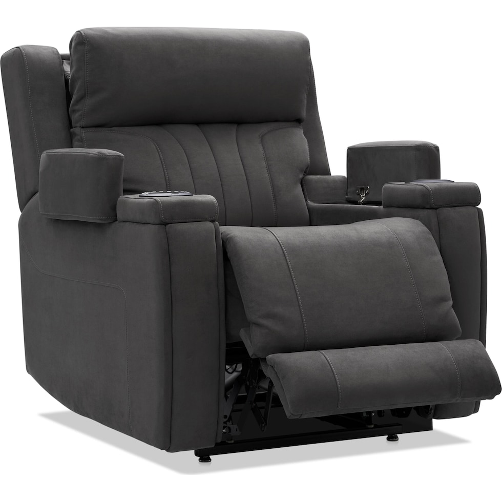 honor gray recliner   