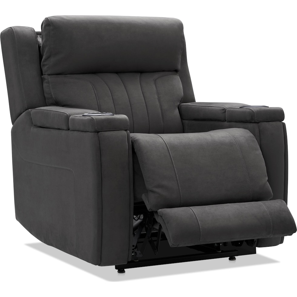 honor gray recliner   