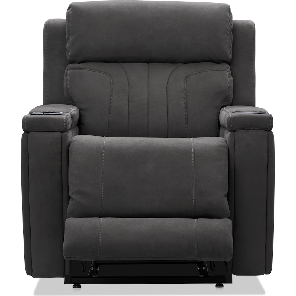 honor gray recliner   