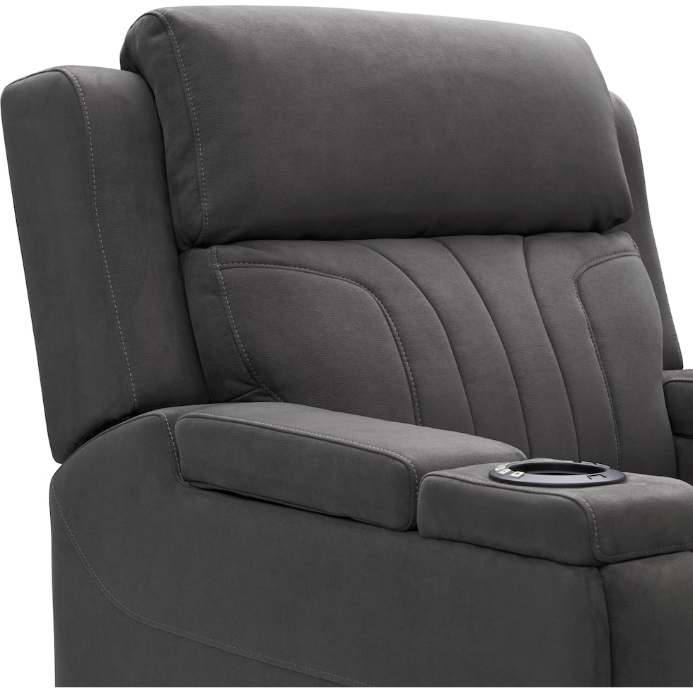 honor gray recliner   