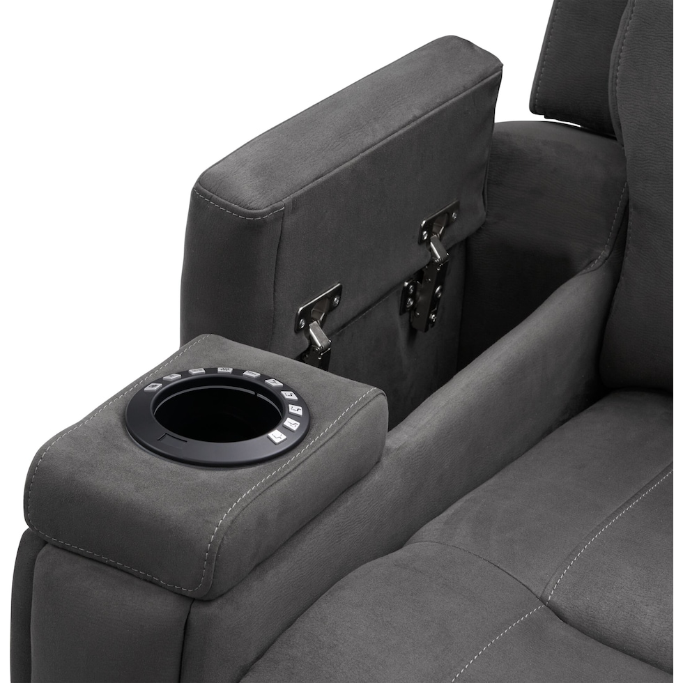 honor gray recliner   