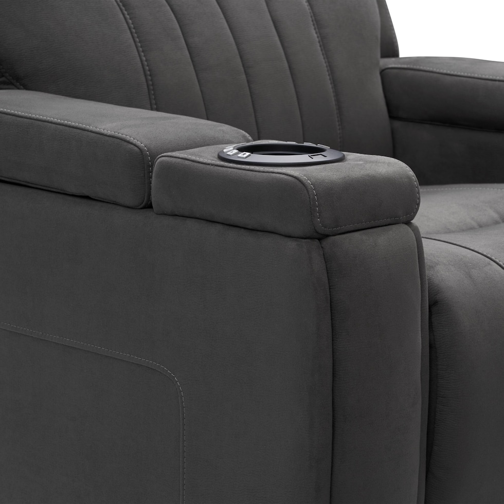 honor gray recliner   