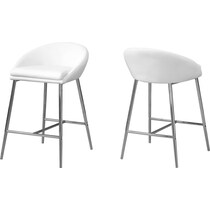 horace white counter height stool   