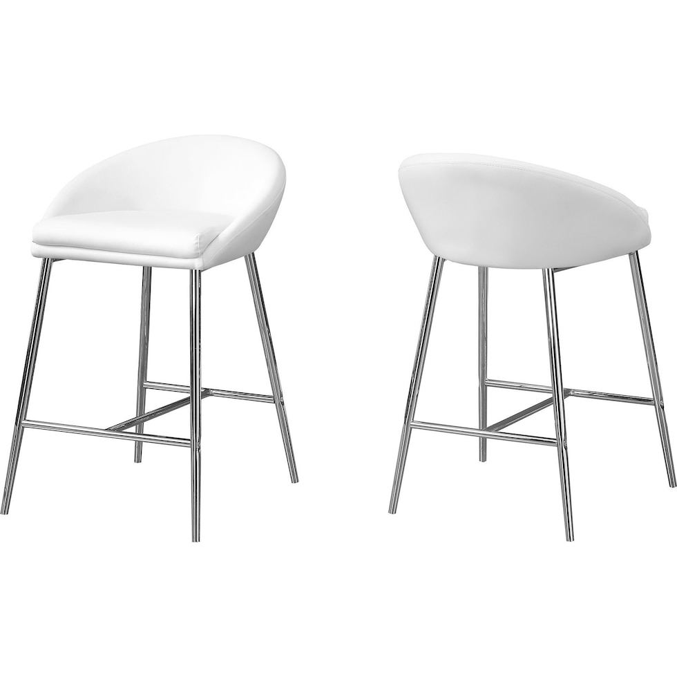 horace white counter height stool   