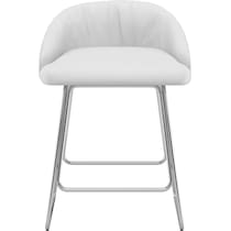 hover white counter height stool   