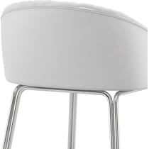 hover white counter height stool   