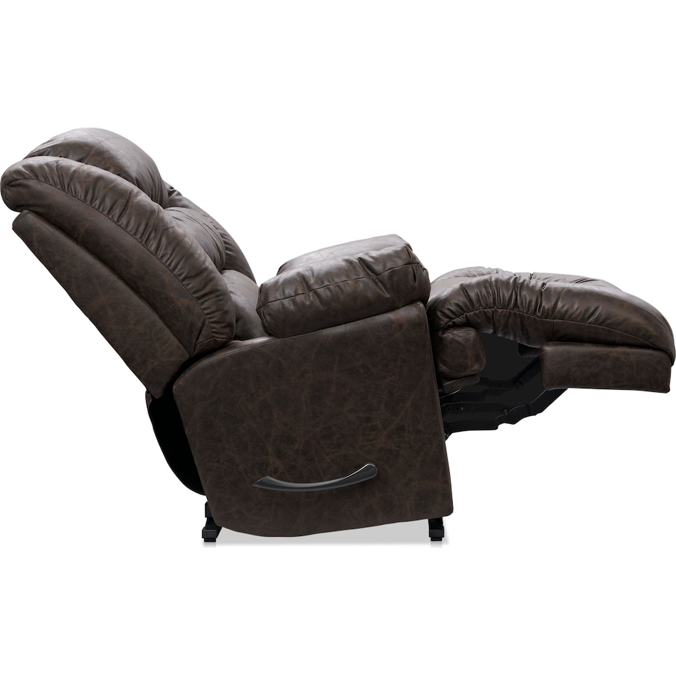 howard dark brown recliner   