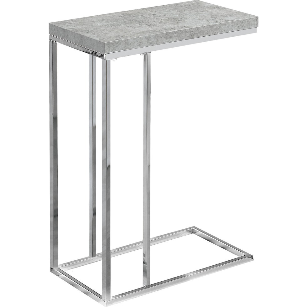 hubert gray end table   