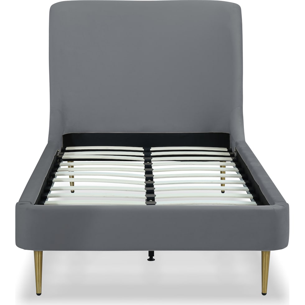 hudgens gray twin bed   