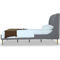 hudgens gray twin bed   